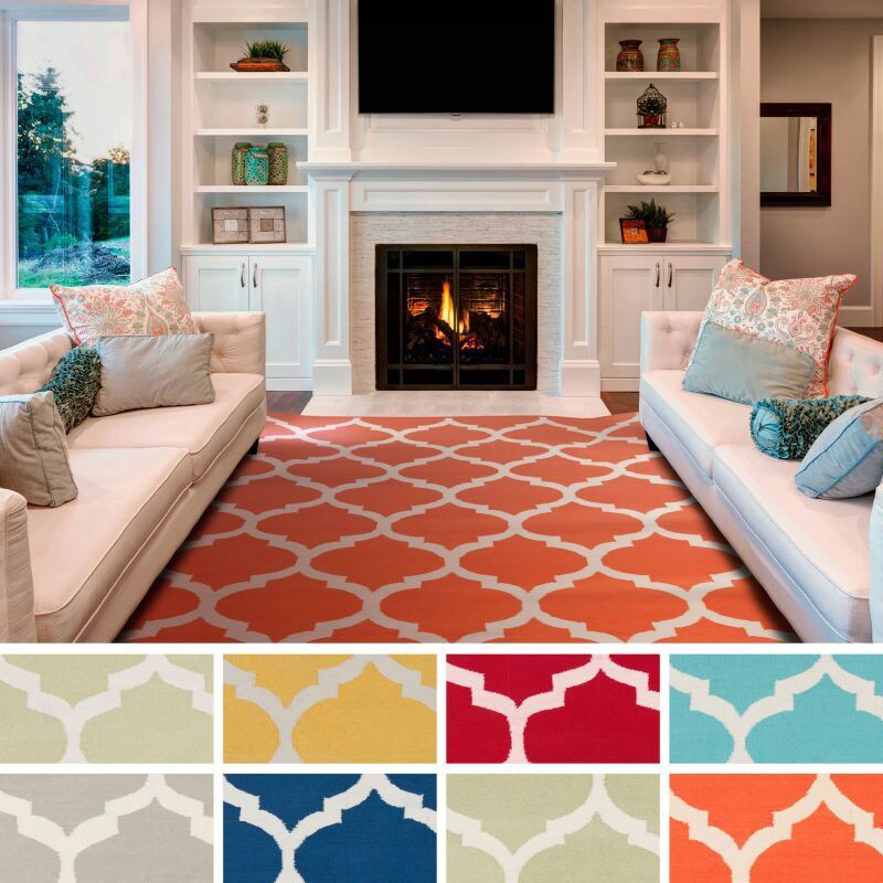 Low Price Artistic Weavers Hand-woven Madison Moroccan Trellis Cotton Area Rug (4' x 6')