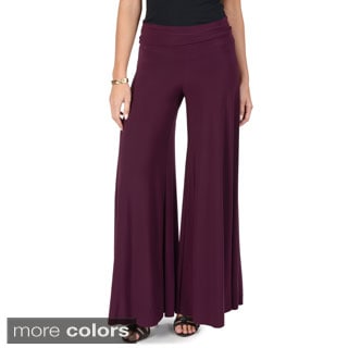 Journee Collection Women's Fold-over Palazzo Pants