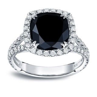 Cushion cut diamond ring images
