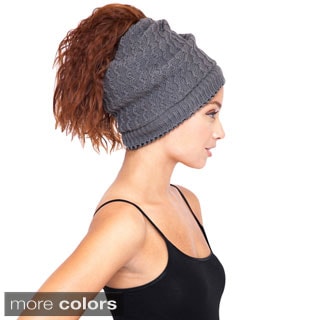 Slouchy Winter Snood Hat Neck Wrap (Nepal)-Image