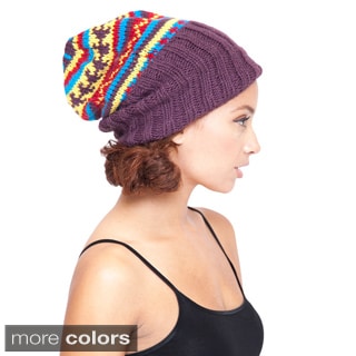 Slouchy Knit Beanie Cap (Nepal)-Image