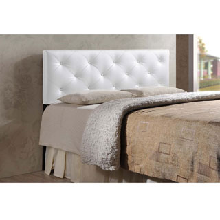 Compare Price Baxton Studio Kirchem White Modern Upholstered Headboard