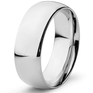 8mm platinum wedding ring