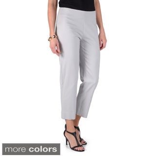Madison Hill Women's Cropped Side Zip Audrey Pants