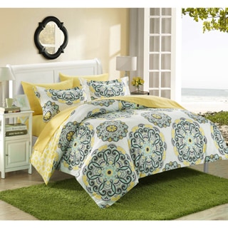 Chic Home Aragona Printed Medallion Reversible 3-piece Duvet Set