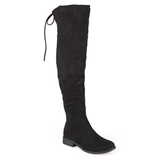 Journee Collection Women's 'Mount' Over-the-knee Faux Suede Boots