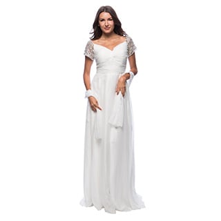 DFI Women's Long Twist Front Dress - 17619839 - Overstock.com Shopping