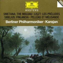 Smetana: Moldau;  Liszt: Les Preludes;  Sibelius / Karajan