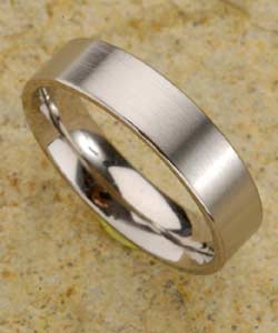 Men's Titanium Brushed Finish Band (7 mm)