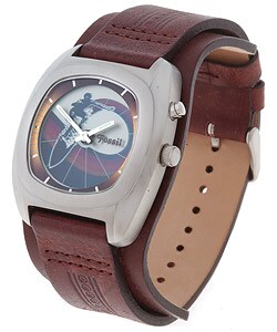 fossil watch with digital seconds