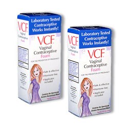 VCF  Vaginal Contraceptive 0.6-oz Foam (Pack of 2)