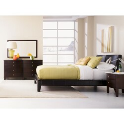 Cosmo Bicast Leather Queen-size Bed
