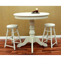 Village Tavern Antique Ivory Bar Table