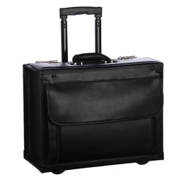 Amerileather Black Wheeled Catalog Case