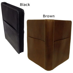 Amerileather Leather Zip Writing Portfolio Cover