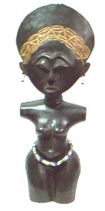Handcarved Fertility Doll (Ghana)