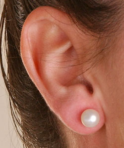 DaVonna 14k Gold Akoya Pearl Earrings (7-7.5 mm) (Set of 5)