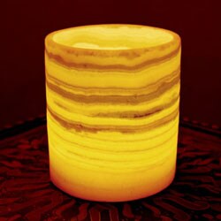 Large Alabaster Candle Holder (Egypt)