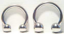 Surgical Steel 14-gauge Circular Barbell Belly Ring
