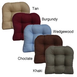 Brushed Twill Non-slip Chair Pads (Set of 4)