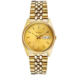 Seiko Rolex-style Men's Goldtone Bracelet Watch