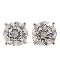 14k Gold 2ct TDW Round Diamond Stud Earrings ( G-H, I1-I2)