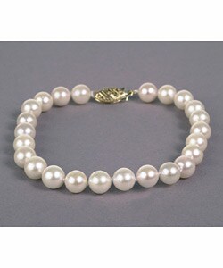 DaVonna Akoya Cultured Pearl Bracelet (6.5-7 mm) (Set of 3)
