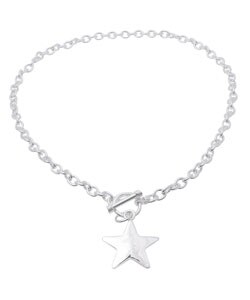 Sterling Silver Star Charm Necklace
