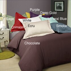 Solid 300 Thread Count Duvet Cover Set