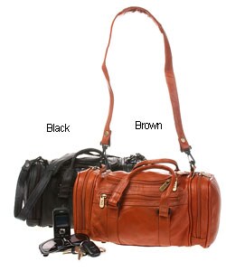 Amerileather Small 13-inch Leather Duffel Bag