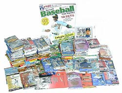 Assorted 100 Baseball Packs with Mint 10 Rookie Card