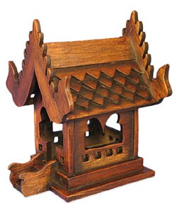 Teak Wood Spirit House