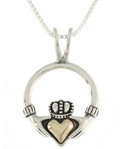 CGC 14-kt. Gold and Silver Claddagh Pendant