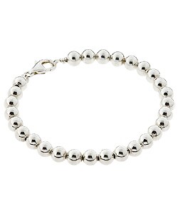 Tressa Sterling Silver Bead Bracelet
