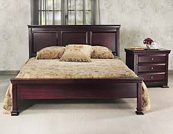 Deerfield Mahogany Platform Bed (King)