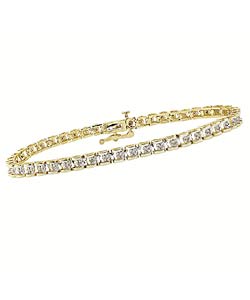 10kt Yellow Gold 1/2-ct Diamond Tennis Bracelet (J-K, I1-2)