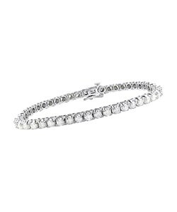 14k Gold 5ct TDW Diamond Tennis Bracelet (I-J, I1-2)