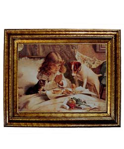 Suspense by Charles Barber Framed Canvas