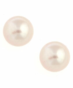 DaVonna 14k Gold Cultured Pink Akoya Pearl Stud Earrings (6.5-7 mm)