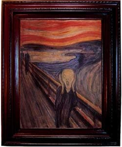 Munch - The Scream Framed Canvas