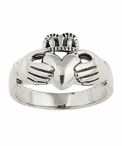 Tressa Sterling Silver Celtic Claddagh Ring