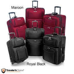 Traveler's Choice El Dorado 3-piece Ballistic Nylon Luggage Set