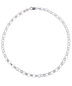 Mondevio Sterling Silver 16 or 20-inch 6.5 mm Rolo Chain Necklace