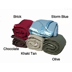 Microfiber Down Alternative Oversized Throw