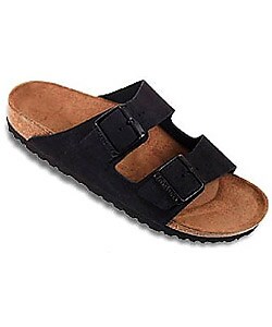 Betula Boogie Black Suede 2 Strap Sandals