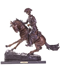 Cowboy Bronze Remington Statue