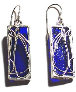 Sterling Silver Charles Renni Macintosh Earrings (Israel)