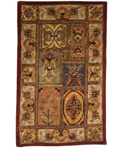 Handmade Classic Bakhtieri Multicolored Wool Rug (4' x 6')