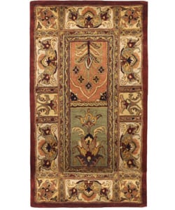 Handmade Classic Bakhtieri Multicolored Wool Rug (2'3 x 4')