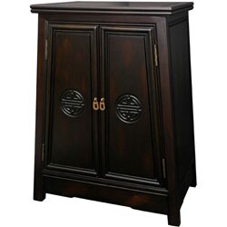 Merbu Wood 'Long Life' Oriental Cabinet (China)